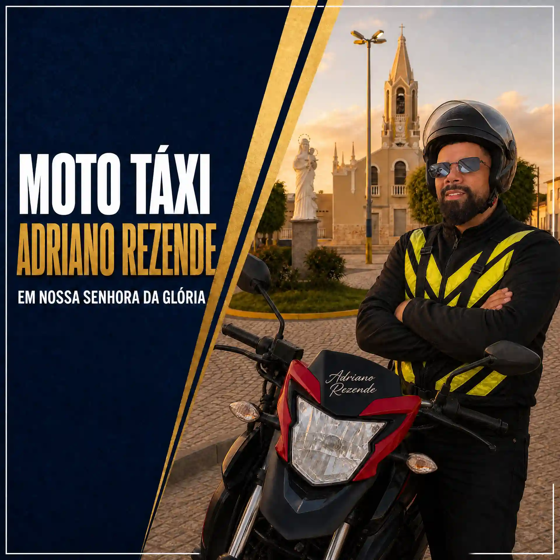 Moto Táxi Adriano Rezende em Nossa Senhora da Glória